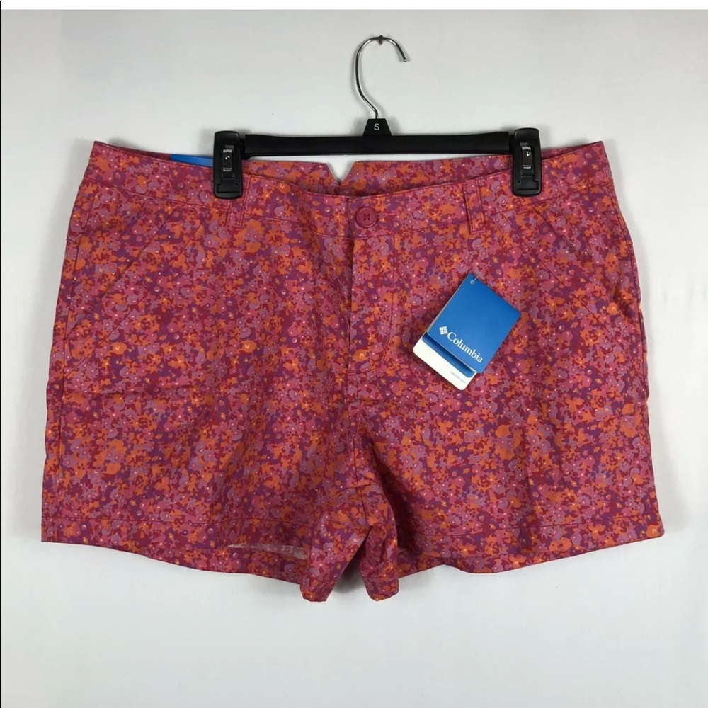 Columbia Womens Kinzie Cove Shorts Size 16 Pink